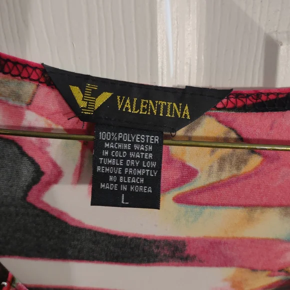 Valentina Pink and Yellow Artistic Top - Picture 2 of 3